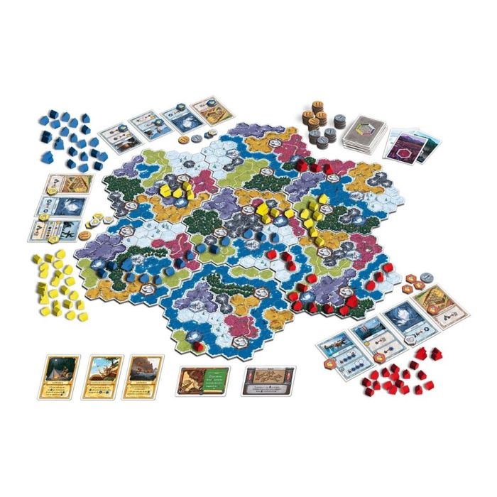 Devir Juego de Mesa Winter Kingdom - Estrategia para 2-4 Jugadores, Edad 8+ - Reimplementación de Kingdom Builder 2 Devir Juego de Mesa Winter Kingdom - Estrategia para 2-4 Jugadores, Edad 8+ - Reimplementación de Kingdom Builder 2