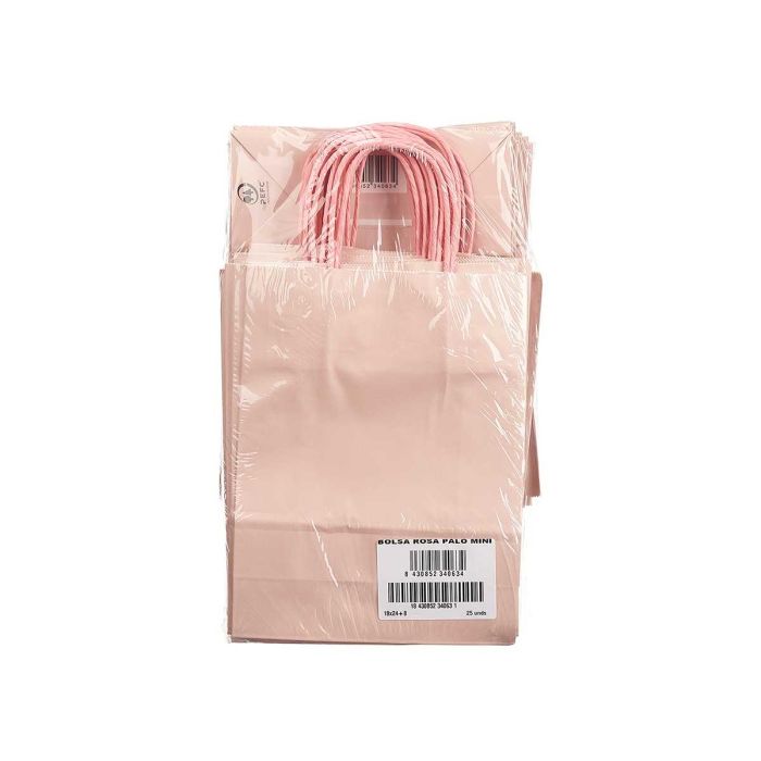 Bolsa de Papel Rosa Palo Mini 18x24 cm - Pincello (150 Unidades) 2 Bolsa de Papel Rosa Palo Mini 18x24 cm - Pincello (150 Unidades) 2