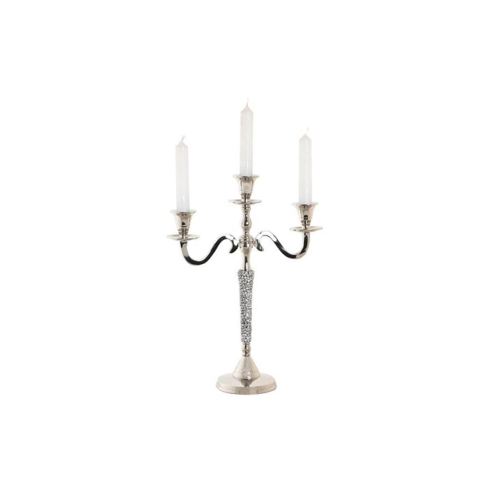 Candelabro Tradicional DKD Home Decor Plateado 10 x 35 x 26 cm 1