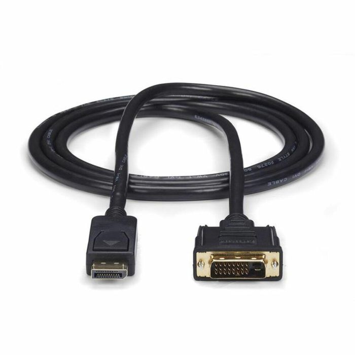 Adaptador DisplayPort a DVI Startech DP2DVI2MM6 (1,8 m) Negro 1.8 m