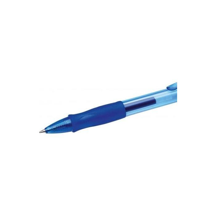 Caja de Bolígrafos de Tinta de Gel Bic Gelocity 829158/ 12 unidades/ Azules 1