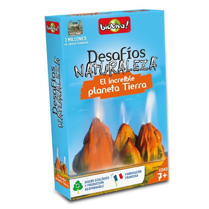 Juego de cartas Desafíos Naturaleza: El increíble planeta Tierra Juego de cartas Desafíos Naturaleza: El increíble planeta Tierra