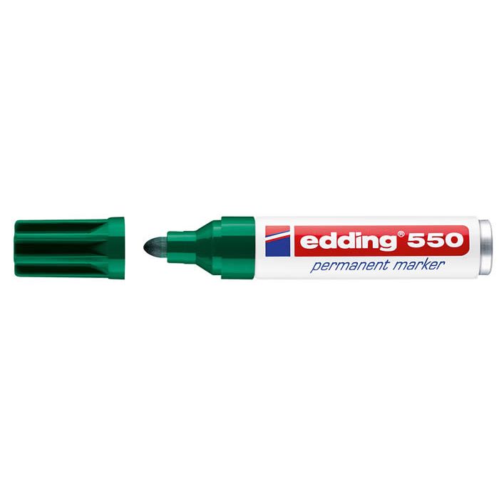 Rotulador edding 550 p. conica verde (10550-04) 0