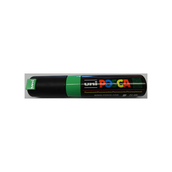 Marcador posca fluor pintura base al agua 8 mm. pc-8k verde (107573000) 0