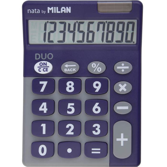 Calculadora milan duo 10 digitos teclas grandes lila (150610tdprbl) 0