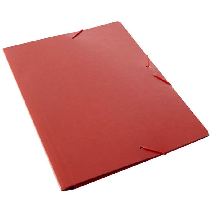 Carpeta cartón gofrado fabrisa ejecutivo fº solapa rojo (15844)