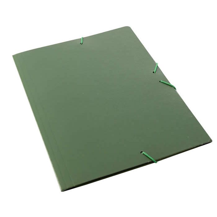 Carpeta cartón gofrado fabrisa ejecutivo fº solapa verde (15845)