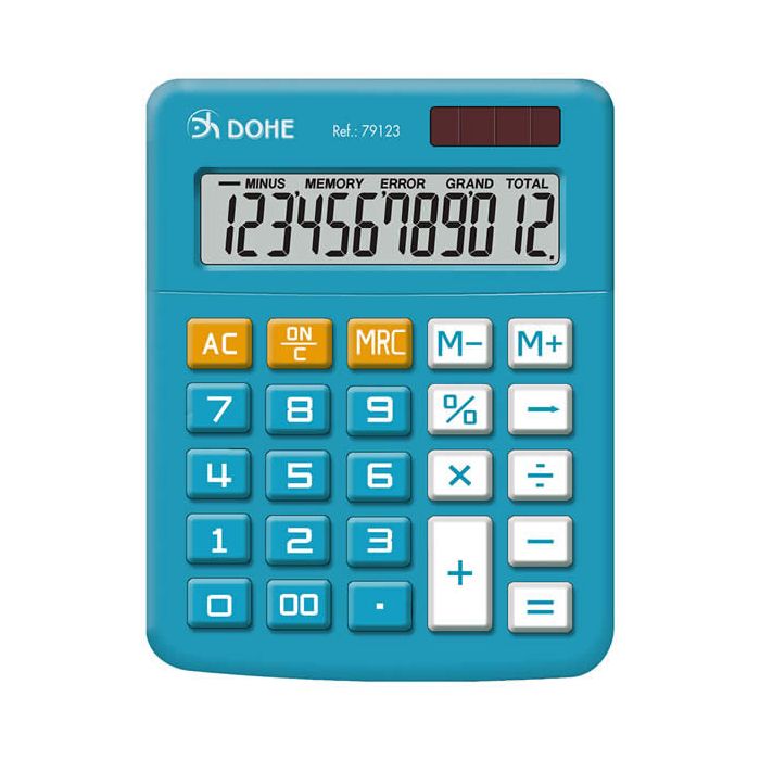Calculadora dohe 12 digitos colores surtidos (79122)