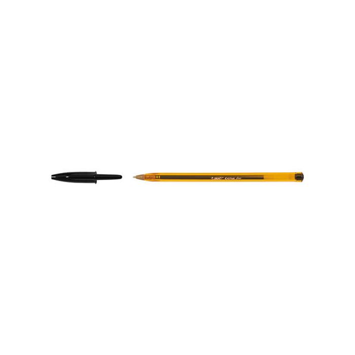 Boligrafo bic naranja punta fina negro (872731) 0
