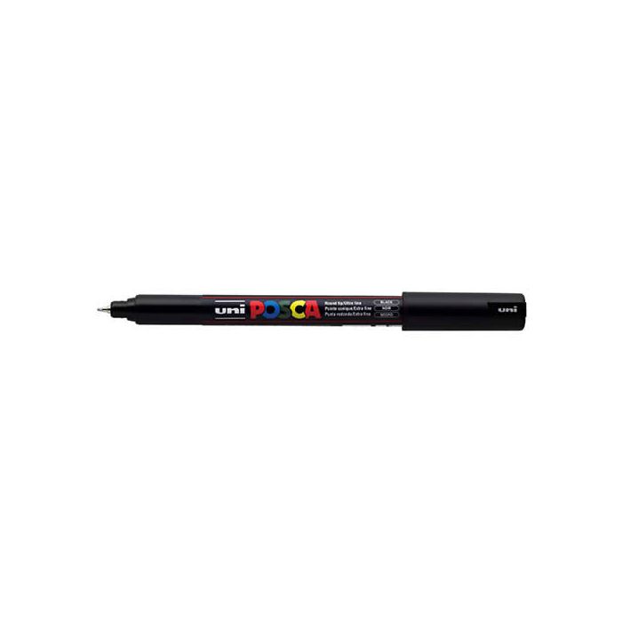 Posca Marcador Pc-1Mr No Permanente Punta Extrafina 0.7 mm Negro