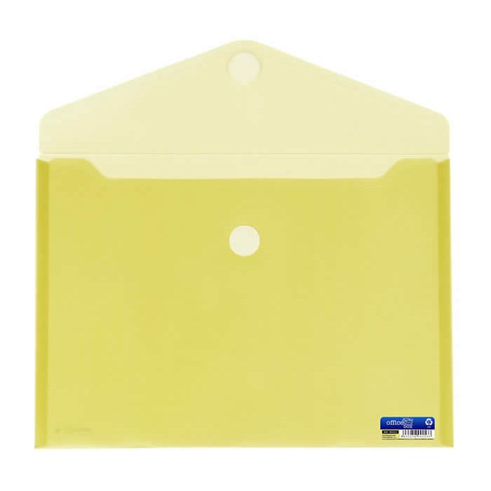 Sobre o. box plástico apaisado 238x334 mm. apertura superior v-lock amarillo (90153) 0