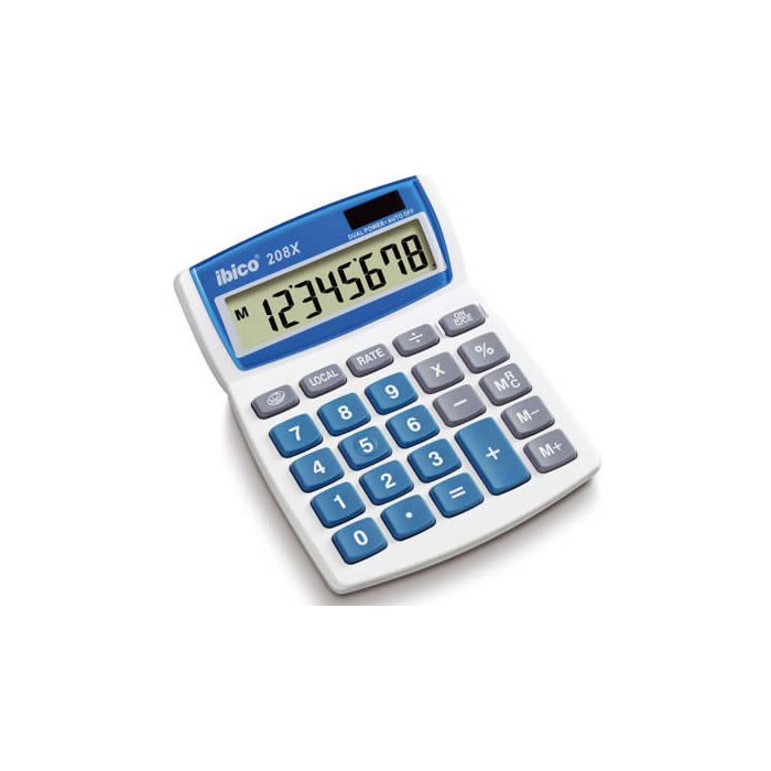 Calculadora ibico 208x 8 dígitos (ib410062) 0