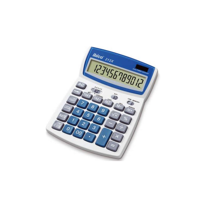 Calculadora ibico 212x 12 dígitos (ib410086) 0