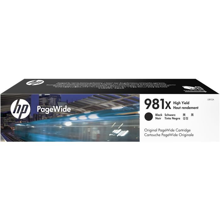 Cartucho original hp pagewide 981x amarillo de alto rendimiento Cartucho original hp pagewide 981x amarillo de alto rendimiento