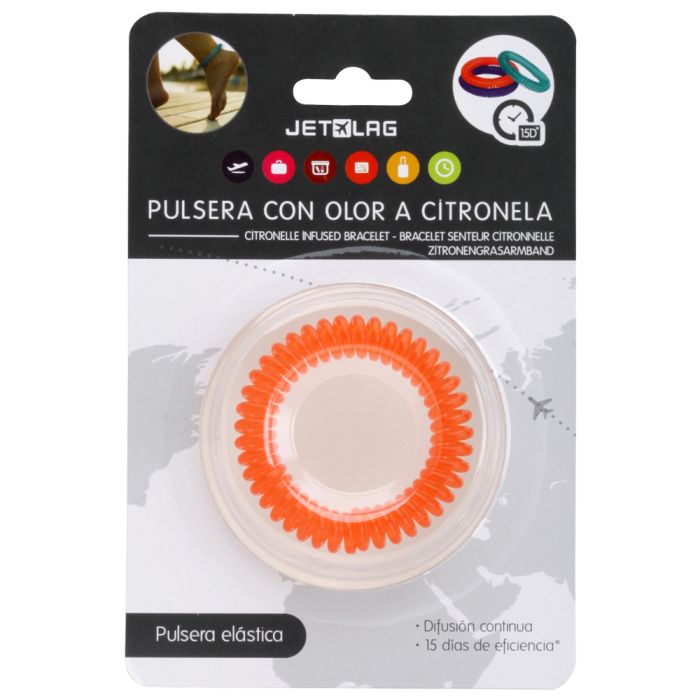 Pulsera ahuyentamosquitos de silicona olor a citronela