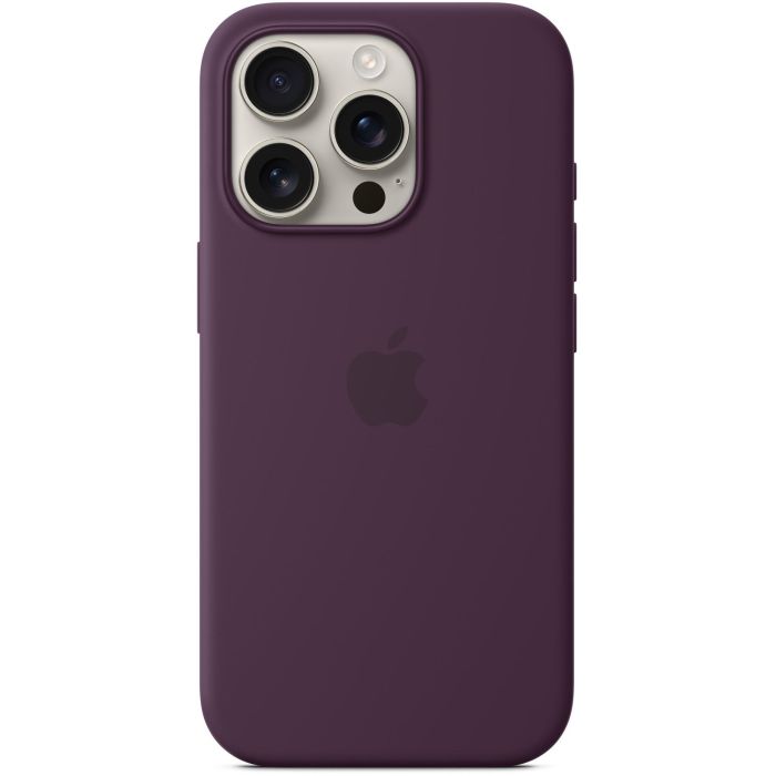 Apple Funda de Silicona con MagSafe para iPhone 16 Pro - Ciruela 1