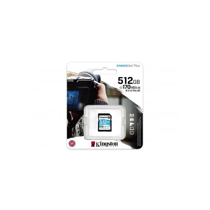 Tarjeta de Memoria SD Kingston SDG3/512GB 512 GB 2