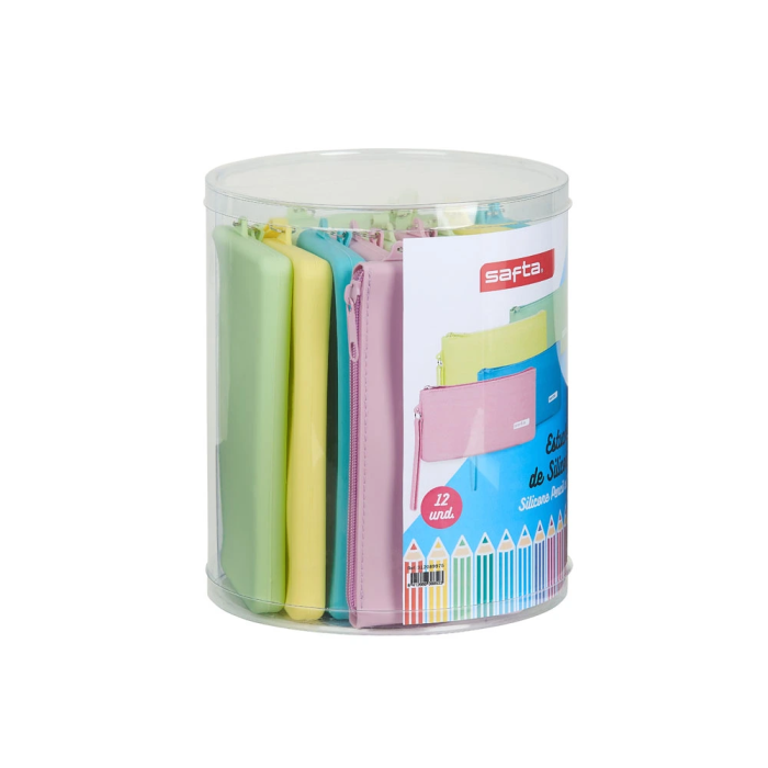 Safta Set 12 Porta-pencils Planos de Silicona Modelos Surtidos 0 Safta Set 12 Porta-pencils Planos de Silicona Modelos Surtidos 0