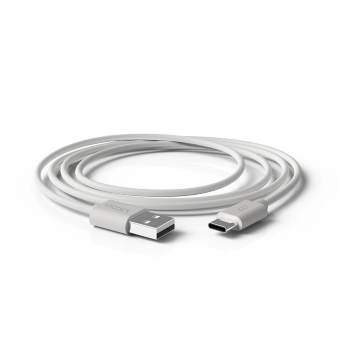 Groovy Cable USB-A a Tipo C 1m Blanco 1