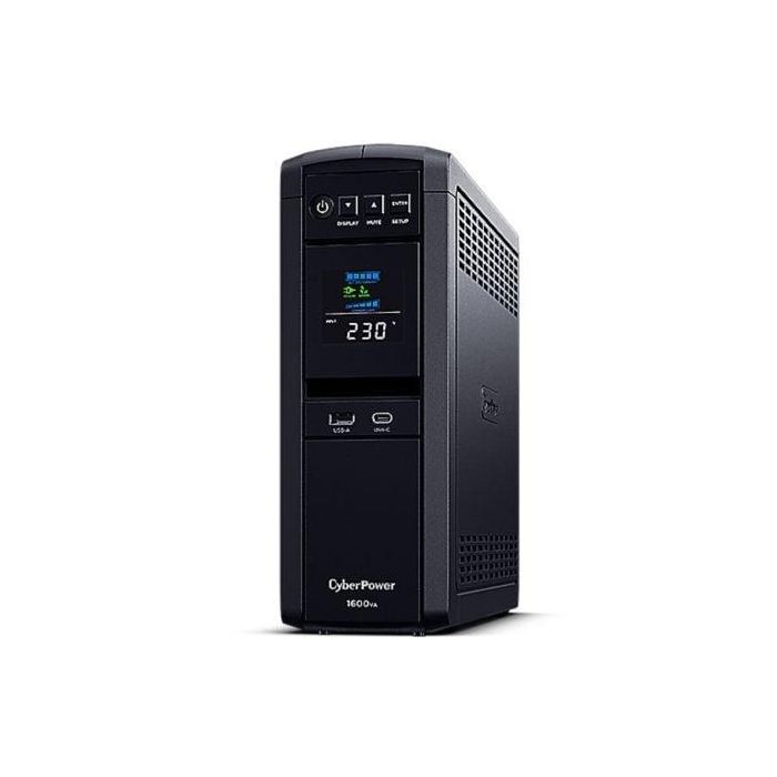 CyberPower CP1600EPFCLCD SAI 1600VA 1000W Onda Senoidal Pura Línea Interactiva 6 Salidas Schuko Torre con AVR y LCD 0 CyberPower CP1600EPFCLCD SAI 1600VA 1000W Onda Senoidal Pura Línea Interactiva 6 Salidas Schuko Torre con AVR y LCD 0