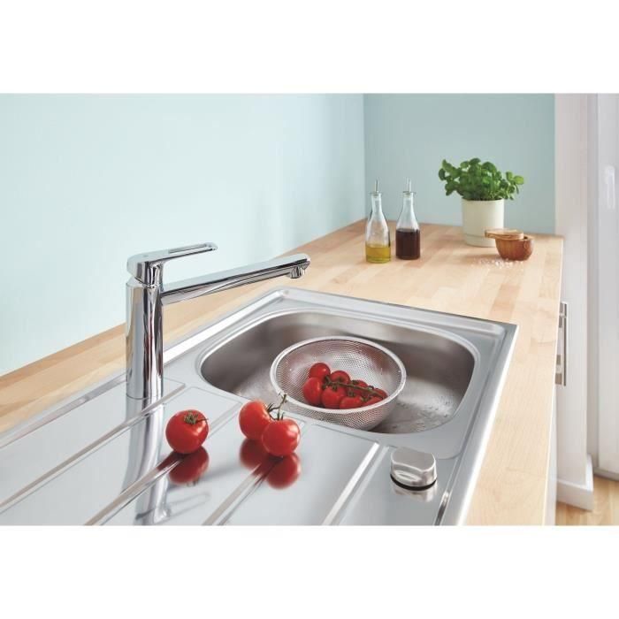 GROHE Mezclador monomando de lavabo BauLoop 31706000 1 GROHE Mezclador monomando de lavabo BauLoop 31706000 1