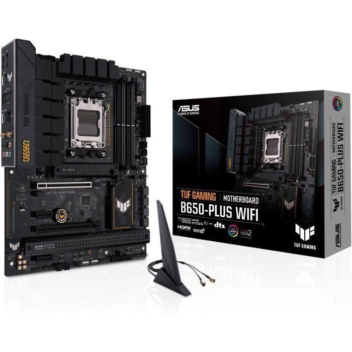 ASUS TUF Gaming B650-PLUS WiFi Placa Base AMD AM5 para AMD Ryzen 7000 Series, DDR5, PCIe 4.0, WiFi 6 0 ASUS TUF Gaming B650-PLUS WiFi Placa Base AMD AM5 para AMD Ryzen 7000 Series, DDR5, PCIe 4.0, WiFi 6 0