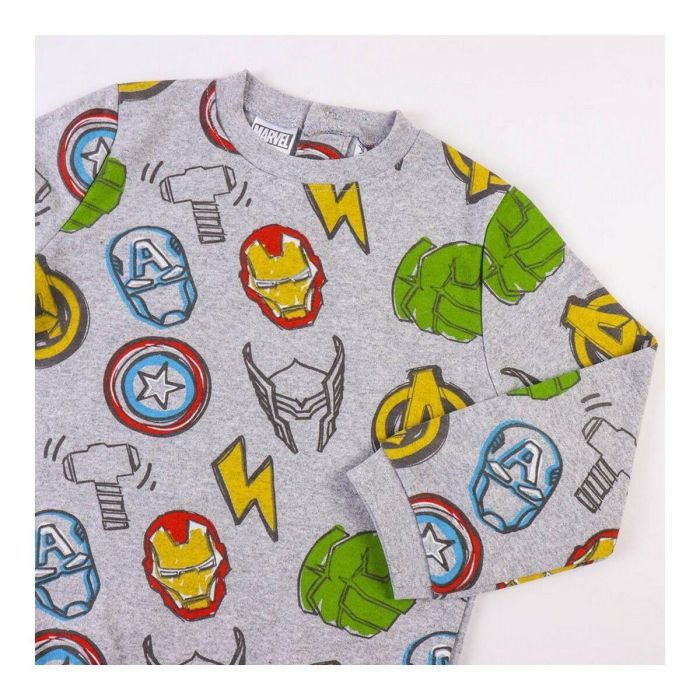 Chándal Infantil Marvel Azul Gris Azul oscuro 2