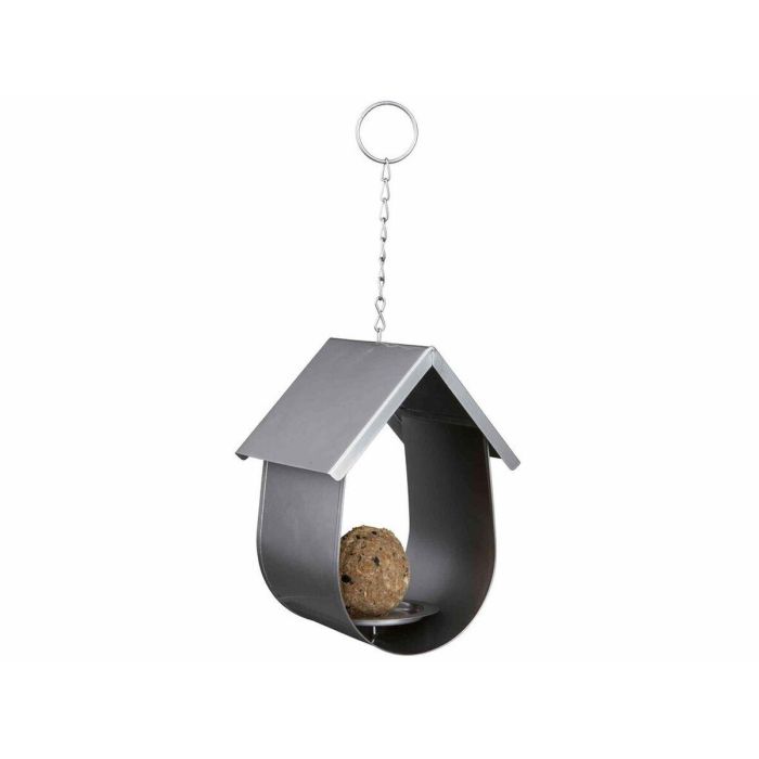 Comedero para Pájaros Trixie Plateado 14 × 19 × 12 CM 2 Comedero para Pájaros Trixie Plateado 14 × 19 × 12 CM 2