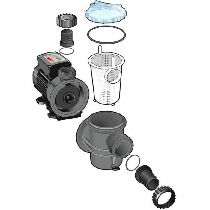 POOLMAX TP120 Bomba de Piscina con Prefiltro 1.2 CV (0.9 KW) Flujo 18000 l/h - Conexiones D.38/50 mm 2 POOLMAX TP120 Bomba de Piscina con Prefiltro 1.2 CV (0.9 KW) Flujo 18000 l/h - Conexiones D.38/50 mm 2