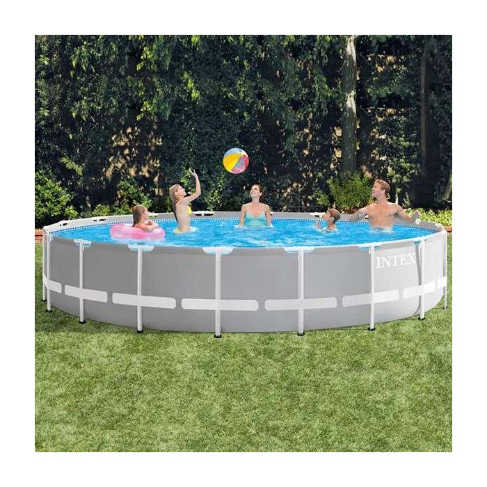 Piscina prism frame d549x122 cm(c/bomba filtro+escal 6 Piscina prism frame d549x122 cm(c/bomba filtro+escal 6