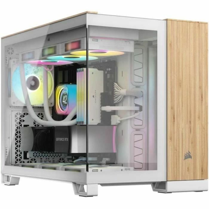 Corsair CC-9011288-WW Caja Gaming ATX Midi Tower Cristal Templado y Madera Bambú Blanca 0 Corsair CC-9011288-WW Caja Gaming ATX Midi Tower Cristal Templado y Madera Bambú Blanca 0