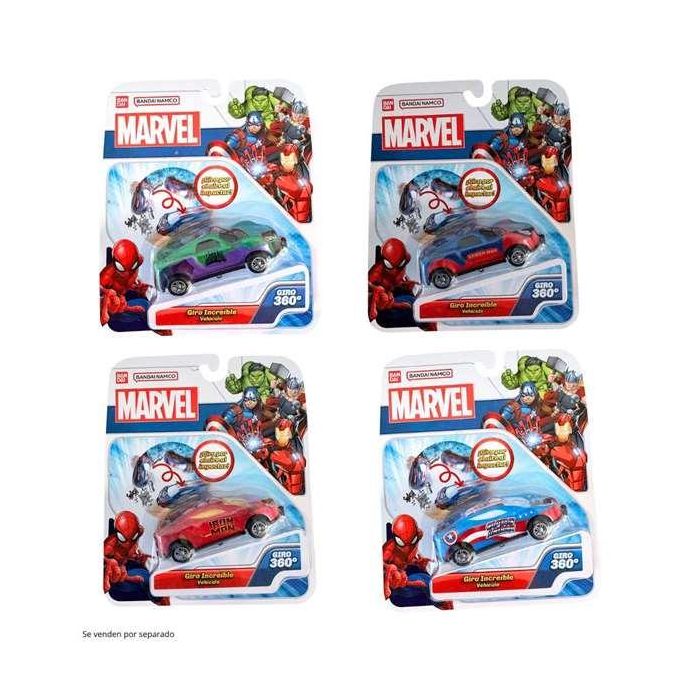 Vehiculos para coleccionar flip cars marvel (spiderman,hulk,ironman o capitan america) 20x16x4.5 cm - modelos surtidos Vehiculos para coleccionar flip cars marvel (spiderman,hulk,ironman o capitan america) 20x16x4.5 cm - modelos surtidos