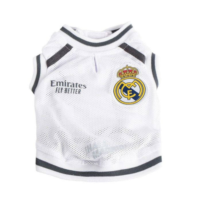 Real Madrid Camiseta para Perro Blanca Talla XS 0 Real Madrid Camiseta para Perro Blanca Talla XS 0