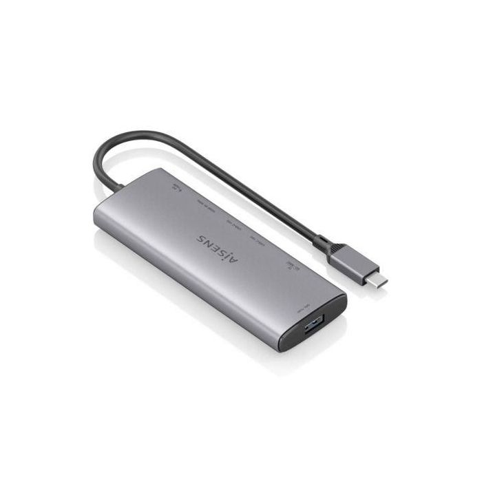 Docking USB Tipo-C Aisens ASUC-7P031-GR/ 1xHDMI/ 1xUSB/ 2xUSB Tipo-C/ 1xLector Tarjetas/ 1xUSB Tipo-C PD/ Gris 1