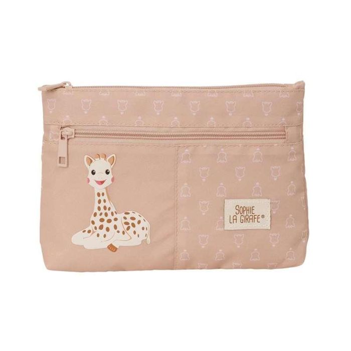Bolso Escolar Portatodo Safta Grande 2 Cremallera Reciclado Y Repelente Agua Sophie La Girafe Cookie 160x230x30 mm Bolso Escolar Portatodo Safta Grande 2 Cremallera Reciclado Y Repelente Agua Sophie La Girafe Cookie 160x230x30 mm
