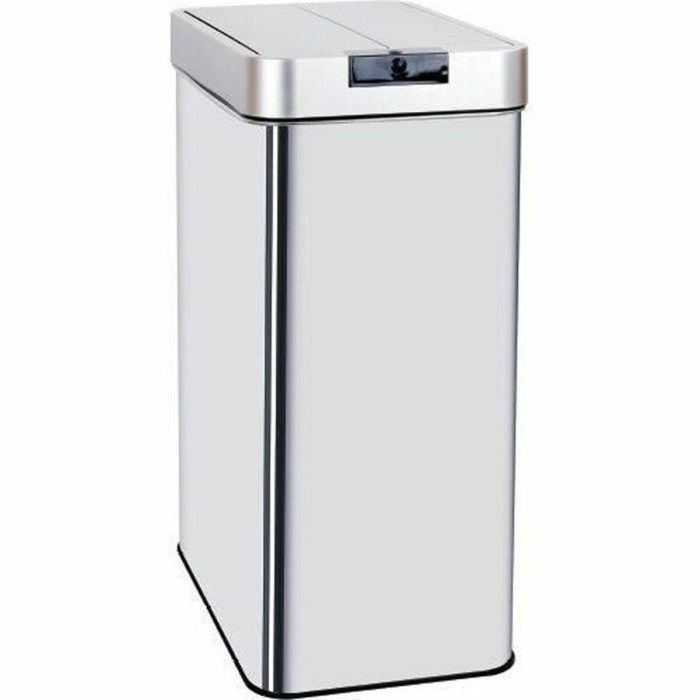 Kitchen Move SILVERLAKE Papelera Automática Cocina 60L Acero Inoxidable Rectangular Manos Libres con Fleje 0 Kitchen Move SILVERLAKE Papelera Automática Cocina 60L Acero Inoxidable Rectangular Manos Libres con Fleje 0