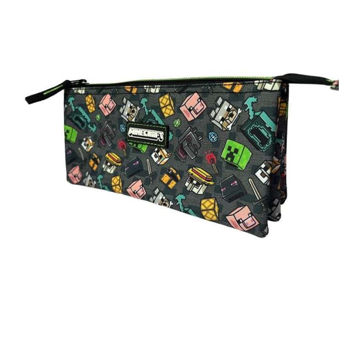 Estuche minecraft pixel 25 triple. interior totalmente forrado y personalizado.9 x 23 x 9 cm. 3 Estuche minecraft pixel 25 triple. interior totalmente forrado y personalizado.9 x 23 x 9 cm. 3