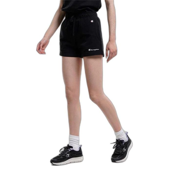 Pantalones Cortos Deportivos para Mujer Champion Negro 37 Pantalones Cortos Deportivos para Mujer Champion Negro 37