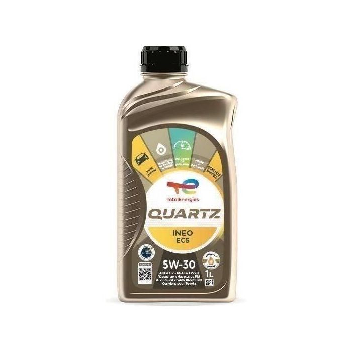 Total QUARTZ INEO ECS Aceite Motor 5W-30 1L 0 Total QUARTZ INEO ECS Aceite Motor 5W-30 1L 0