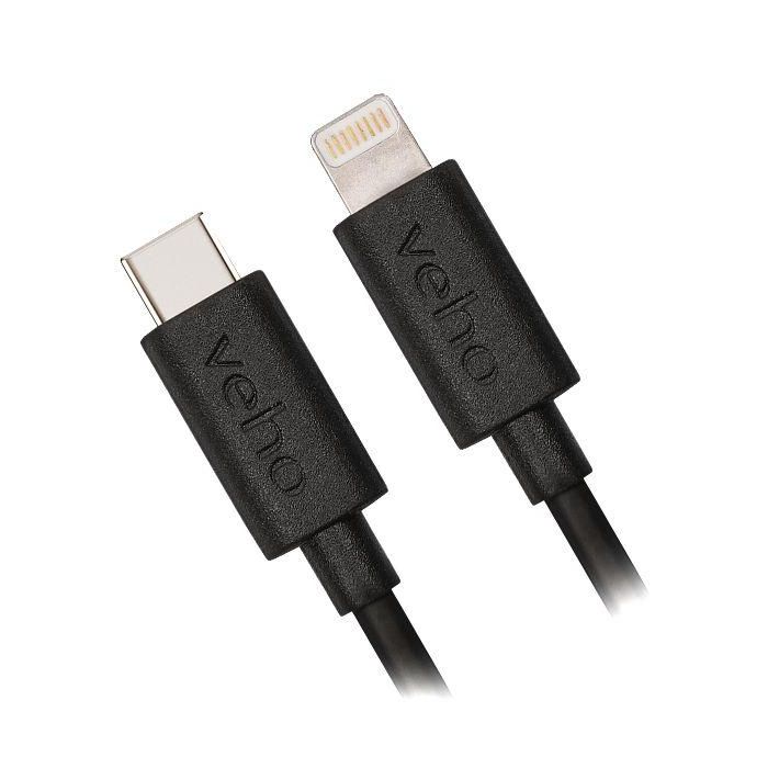Veho Cable USB-C a Lightning Apple MFi para Dispositivos Apple, Carga y Sincronización, Tacton Negro Duradero 2 Veho Cable USB-C a Lightning Apple MFi para Dispositivos Apple, Carga y Sincronización, Tacton Negro Duradero 2