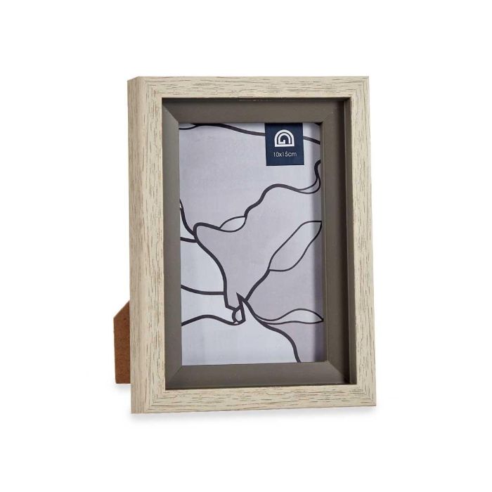 Portafotos Natural Borde Gris 10X15Cm Giftdecor (24 Unidades) 1 Portafotos Natural Borde Gris 10X15Cm Giftdecor (24 Unidades) 1
