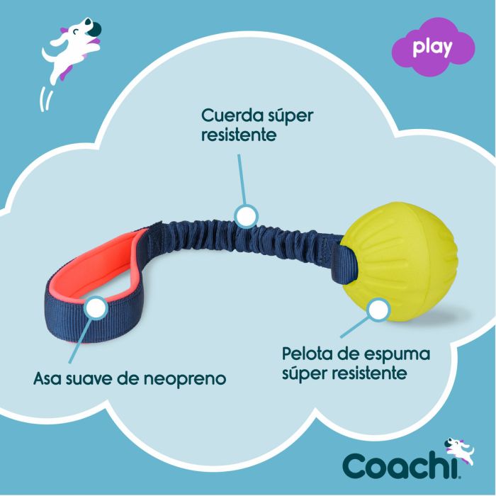 Juguete de adiestramiento Coachi TUGGI BALL Azul 2