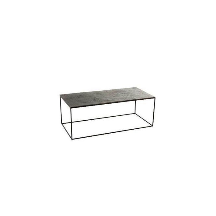 Mesa Centro Moderno DKD Home Decor Gris Negro 61 x 43 x 111.7 cm