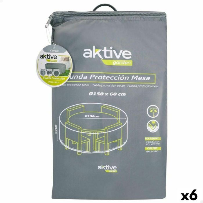 Funda Protectora Aktive Ø 150 cm Mesas 150 x 60 x 150 cm (6 Unidades) Funda Protectora Aktive Ø 150 cm Mesas 150 x 60 x 150 cm (6 Unidades)