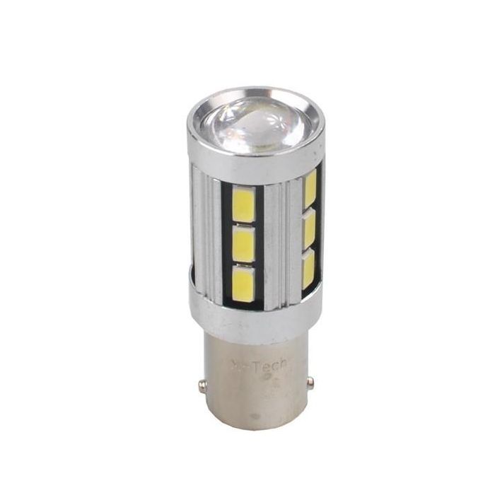 M-Tech Blister 2X Bombilla Led L355 W Ba15S 18xSMD5730 Canbus Blanco 2