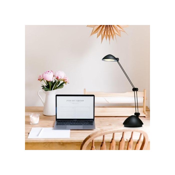 Archivo 2000 Lámpara LED Space Articulada Negra 130x340x220mm 5040 NE MT 1