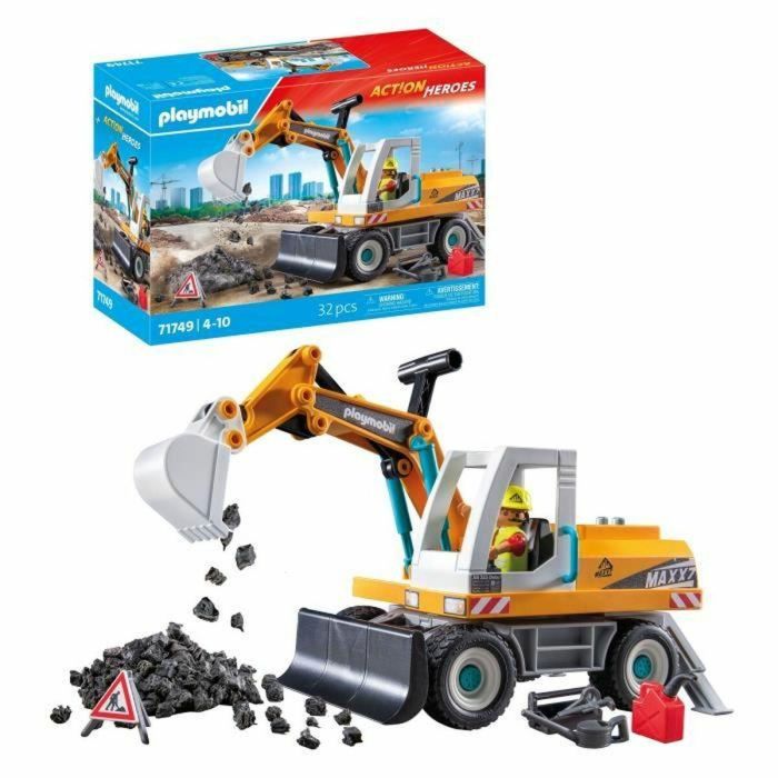 Playmobil Excavadora Grande 71749 - Juego de Rol Creativo con Accesorios, A partir de 4 Años 2 Playmobil Excavadora Grande 71749 - Juego de Rol Creativo con Accesorios, A partir de 4 Años 2