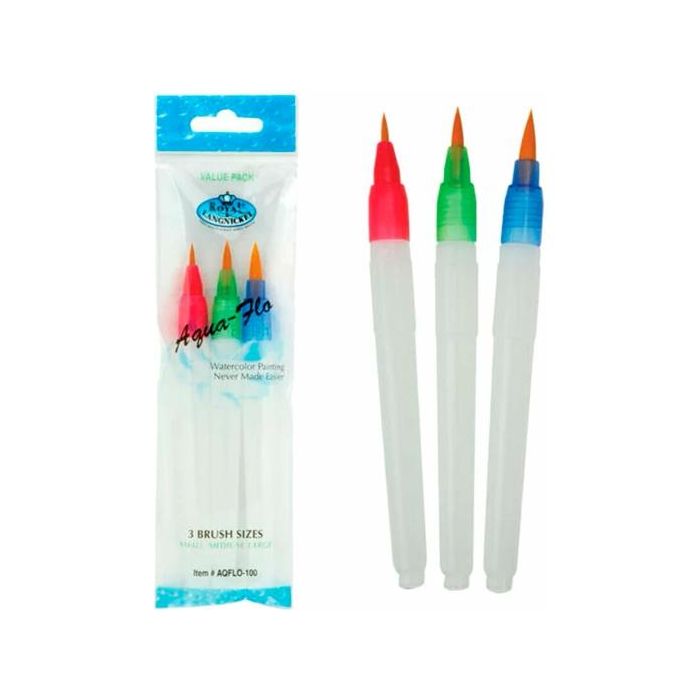 Royal Langnickel Pinceles De Agua Set De 3 Surtidos Royal Langnickel Pinceles De Agua Set De 3 Surtidos