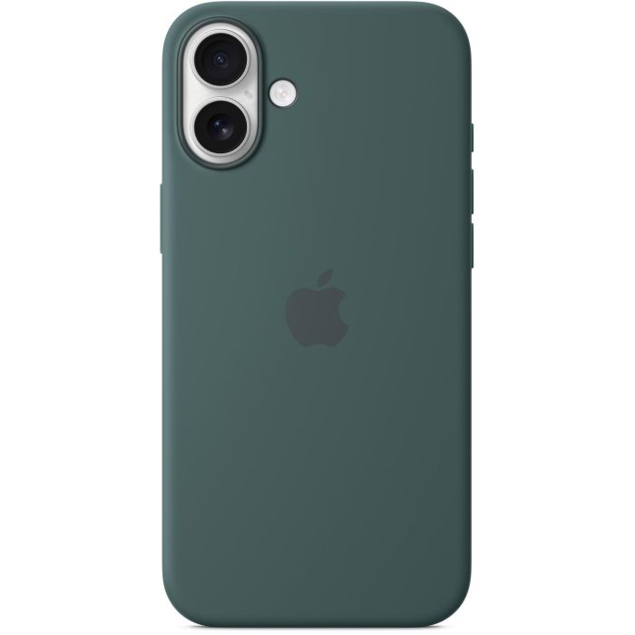 Apple Funda de Silicona con MagSafe para iPhone 16 Plus - Verde Lago 3 Apple Funda de Silicona con MagSafe para iPhone 16 Plus - Verde Lago 3