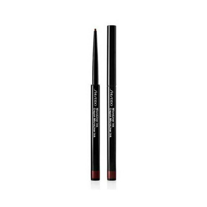 Shiseido MICROLINER INK Delineador de Ojos Retráctil Ultra Fino Waterproof Larga Duración 24h, Tono #03 Plum, Pigmentación Intensa, Acabado Mate 0.08g